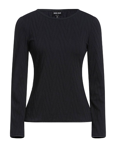 GIORGIO ARMANI Jumper Navy blue 60% Viscose, 31% Polyamide, 7% Cashmere, 2% Elastane