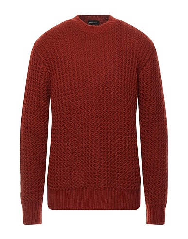 ROBERTO COLLINA Jumper Rust 68% Baby alpaca wool, 22% Nylon, 10% Wool