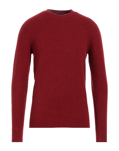 ROBERTO COLLINA Pullover Bordeaux 80% Cotone, 16% Nylon, 4% Elastan