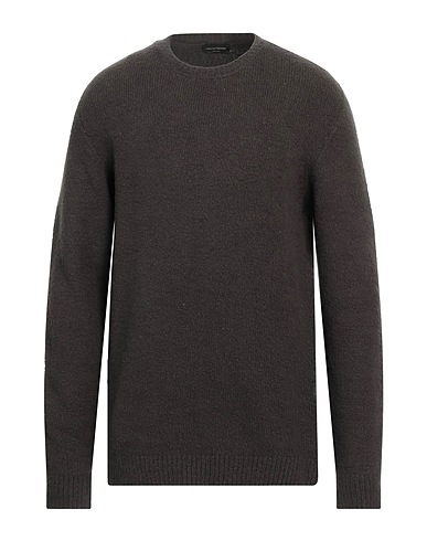 ROBERTO COLLINA Jumper Charcoal 80% Cotton, 16% Nylon, 4% Elastane