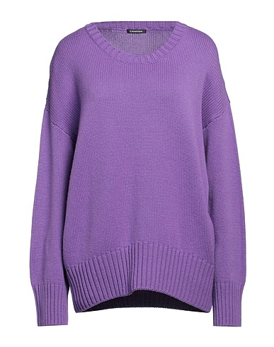 CANESSA Maglia in Cachemire Viola 100% Cachemire