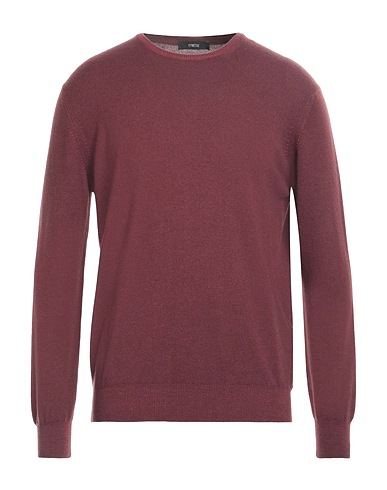 EYNESSE Jumper Burgundy 75% Super 120s Wool, 15% Silk, 10% Cashmere