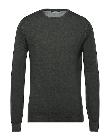 EYNESSE Pullover Dunkelgrün 100% Super 120s Wolle