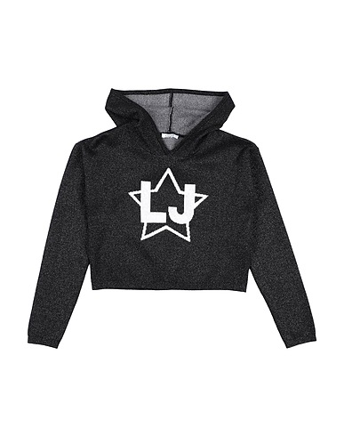 LIU •JO Jumper Black 45% Viscose, 27% Cotton, 18% Polyamide, 10% Polyester