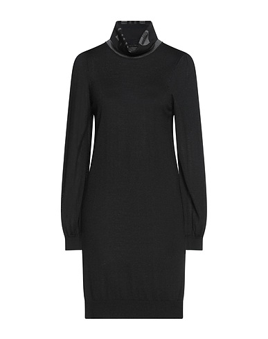 LOVE MOSCHINO Sheath dress Black 50% Acrylic, 50% Wool, Viscose, Elastane