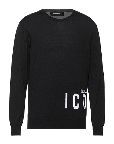 DSQUARED2 Jumper Black 100% Virgin Wool