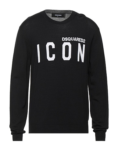 DSQUARED2 Jumper Black 100% Virgin Wool