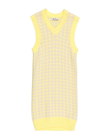 TO BE TOO Dress Yellow 60% Acrylic, 28% Nylon, 12% Wool