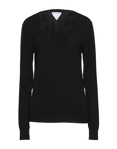 BOTTEGA VENETA Cashmere blend Black 80% Cashmere, 10% Polyamide, 7% Polyester, 3% Elastane