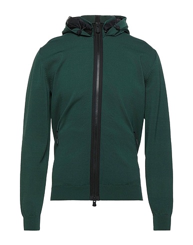 PEOPLE OF SHIBUYA Cardigan Dark green 57% Viscose, 43% Nylon