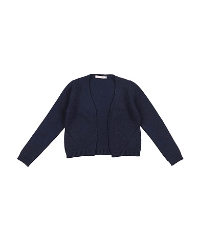 MISS BLUMARINE Cardigan Midnight blue 40% Wool, 30% Viscose, 20% Polyamide, 10% Cashmere