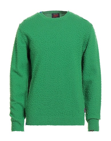 BOB KNITWEAR Emerald green 100% Wool