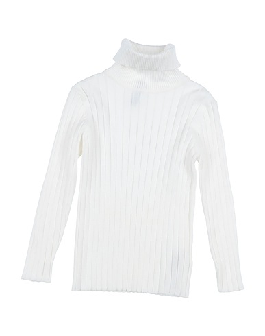 MANILA GRACE Polo neck White 70% Viscose, 30% Nylon