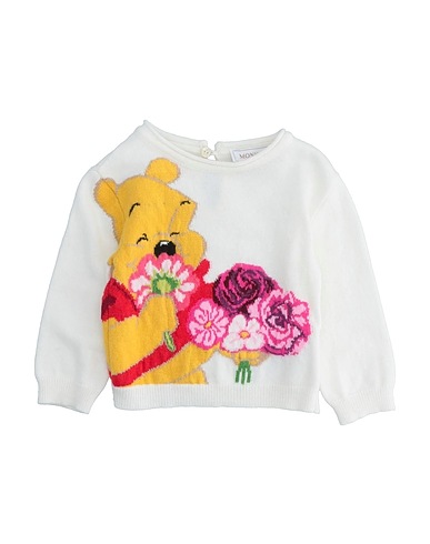 MONNALISA Pullover Avorio 40% Viscosa, 30% Poliammide, 25% Lana, 5% Cachemire