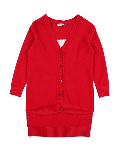 PINKO UP Cardigan Red 46% Modal, 40% Acrylic, 14% Polyamide