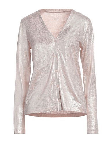 MAJESTIC FILATURES Cardigan Rosa 94% Lino, 6% Elastan