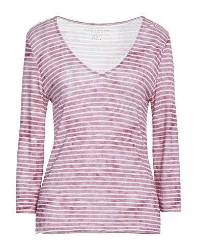 MAJESTIC FILATURES T-shirt Garnet 70% Viscose, 30% Linen