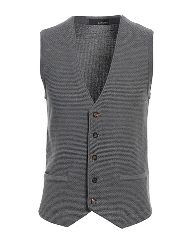 LARDINI Cardigan Grey 100% Wool