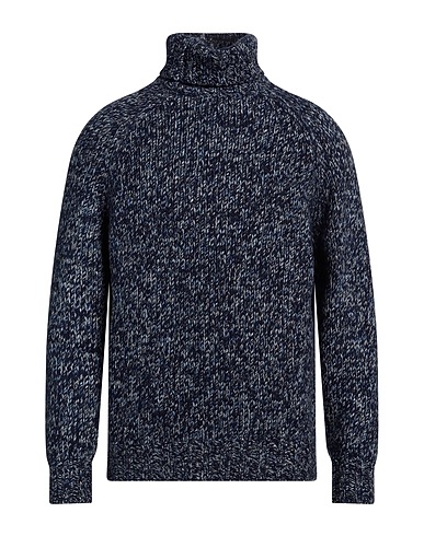 BRUNELLO CUCINELLI Turtleneck Navy 60% Virgin Wool, 30% Cashmere, 10% Silk