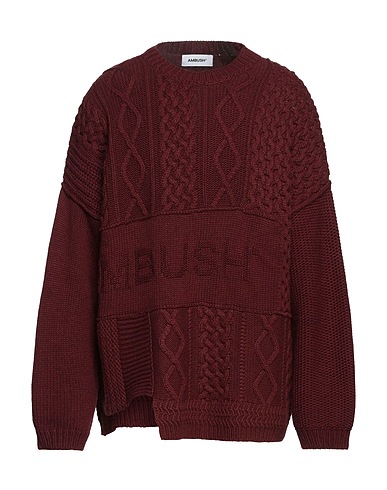 AMBUSH Jumper Burgundy 35% Polyamide, 30% Wool, 30% Viscose, 5% Cashmere
