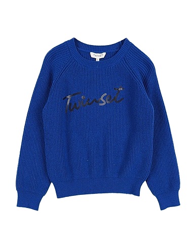 TWINSET Jumper Bright blue 69% Polyester, 31% Viscose, Polyamide