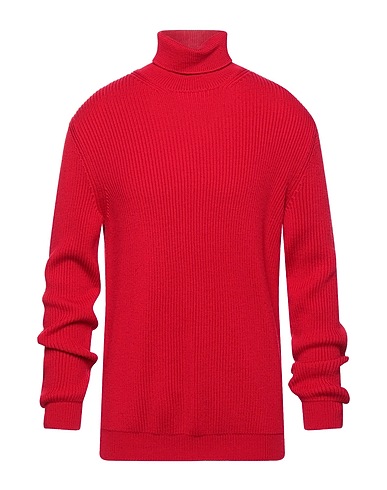 ALTEA Polo neck Red 100% Virgin Wool