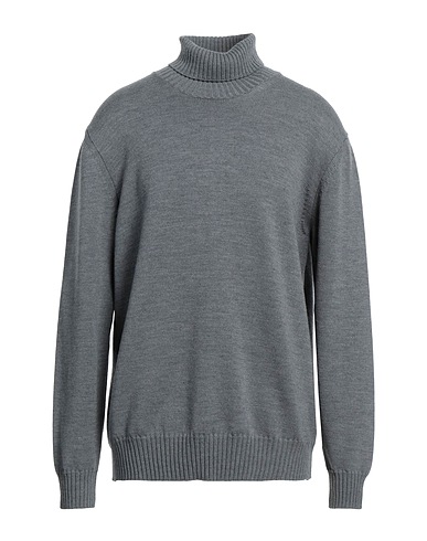 ALTEA Rollkragenpullover Grau 100% Schurwolle