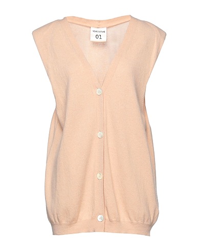 SEMICOUTURE Cardigan Beige 70% Virgin Wool, 30% Cashmere