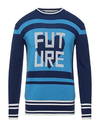 GOLDEN GOOSE Jumper Blue 91% Cotton, 9% Viscose