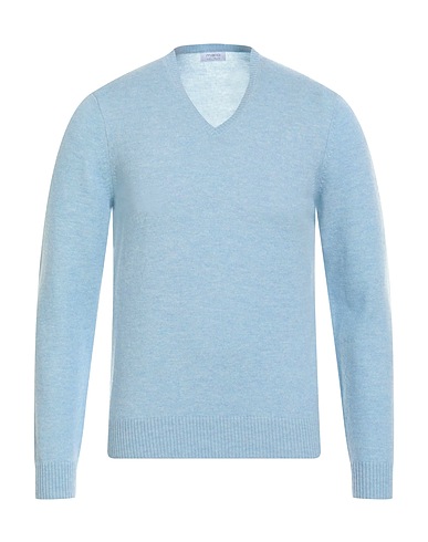 MALO Jumper Sky blue 70% Wool, 30% Cashmere