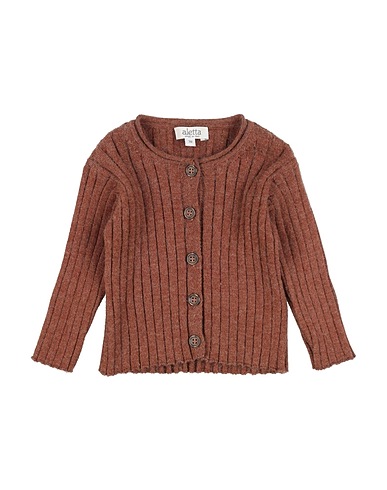 ALETTA Strickjacke Braun 52% Viskose, 48% Polyamid