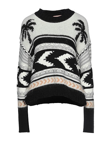 TWINSET Jumper Black 39% Wool, 38% Acrylic, 10% Polyamide, 9% Mohair wool, 4% Polyester