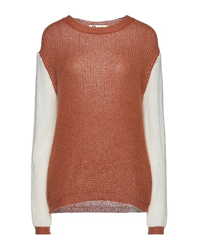 EBARRITO Pullover Cammello 50% Acrilico, 30% Poliammide, 10% Lana, 10% Lana mohair