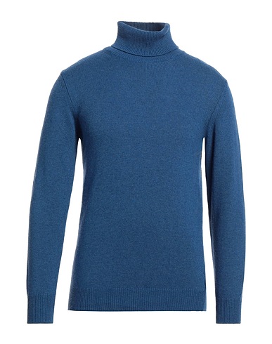 TSD12 Polo neck Pastel blue 40% Wool, 30% Viscose, 20% Polyamide, 10% Cashmere
