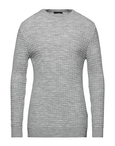 P. LANGELLA Jumper Grey 75% Acrylic, 10% Wool, 10% Viscose, 5% Alpaca wool