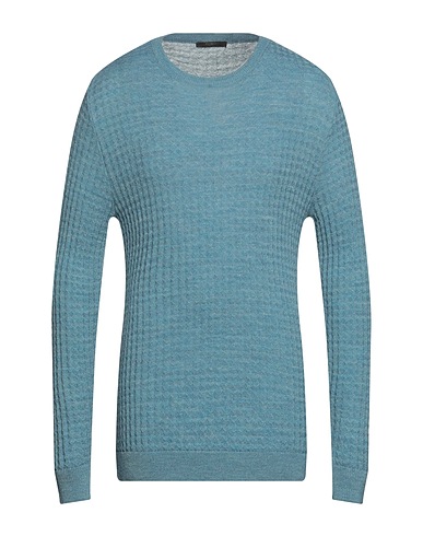 P. LANGELLA Jumper Turquoise 75% Acrylic, 10% Wool, 10% Viscose, 5% Alpaca wool