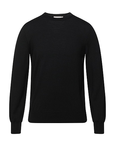 MCQUEEN Jumper Black 100% Wool, Viscose, Acetate