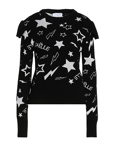 GAëLLE Paris Pullover Schwarz 48% Merinowolle, 32% Viskose, 15% Polyamid, 5% Polyester