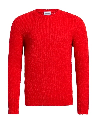 SCAGLIONE Sweater Red 57% Merino Wool, 28% Recycled cashmere, 15% Polyamide