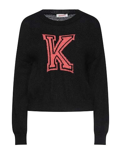 KONTATTO Sweater Black 40% Acrylic, 30% Mohair wool, 30% Polyamide