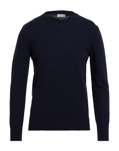 BECOME Jumper Navy blue 80% Wool, 20% Polyamide