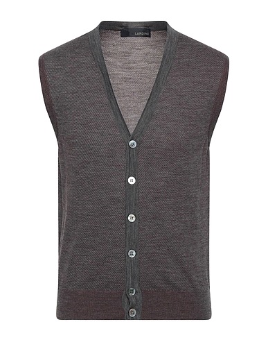 LARDINI Cardigan Burgundy 100% Wool