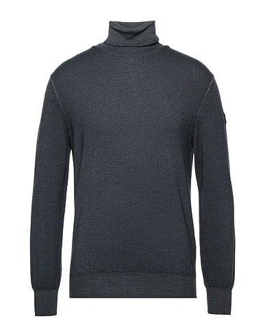 PAUL & SHARK Polo neck Grey 100% Virgin Wool
