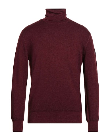 PAUL & SHARK Turtleneck Burgundy 100% Virgin Wool