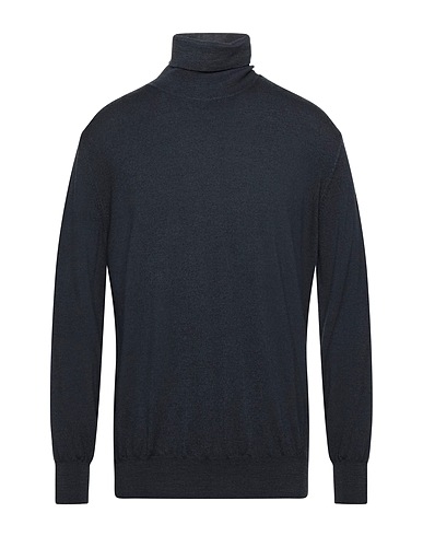 PAUL & SHARK Turtleneck Midnight blue 100% Virgin Wool