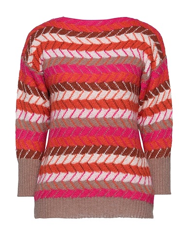 CROCHÈ Pullover Khaki 45% Poliammide, 35% Acrilico, 20% Lana