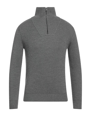 ROBERTO COLLINA Sweater with zip Grey 100% Wool