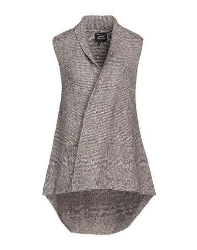 ALESSIA SANTI Cardigan Khaki 63% Cotton, 30% Polyester, 7% Yak wool