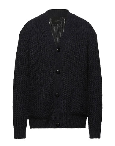 ROBERTO COLLINA Strickjacke Nachtblau 68% Baby alpakawolle, 22% Nylon, 10% Wolle