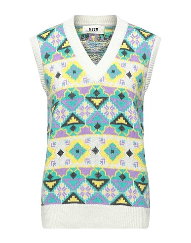 MSGM Jumper White 35% Polyamide, 30% Wool, 30% Viscose, 5% Cashgora
